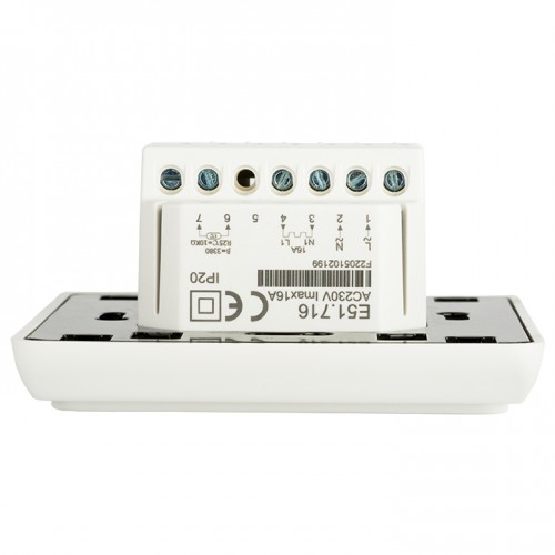 Термостат программируемый ЕТТ-1 (HW-500; RTC 51.716; R51XT; ST-16) 3,6кВт 16А для теплых полов  датчик пола; датчик воздуха бел.
