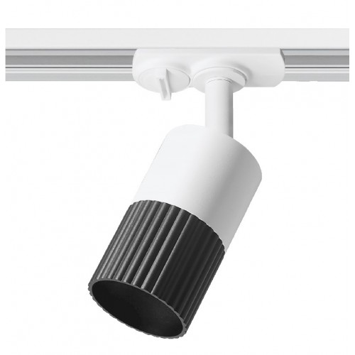 Трековый светильник WOLTA WTL-GU10/18BW DUO под лампу GU10 Белый/черный D55x100x160