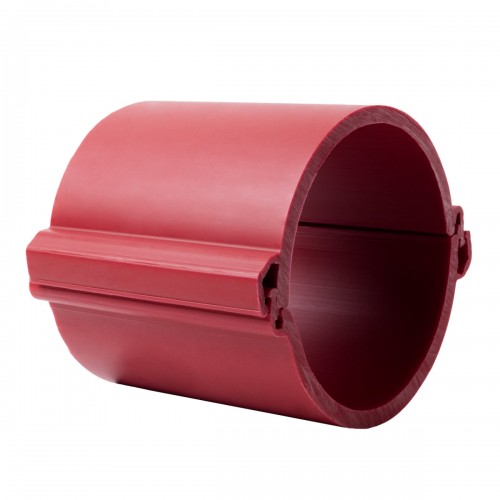 Труба разборная ПНД d160 мм (3 м) (750Н) красная EKF