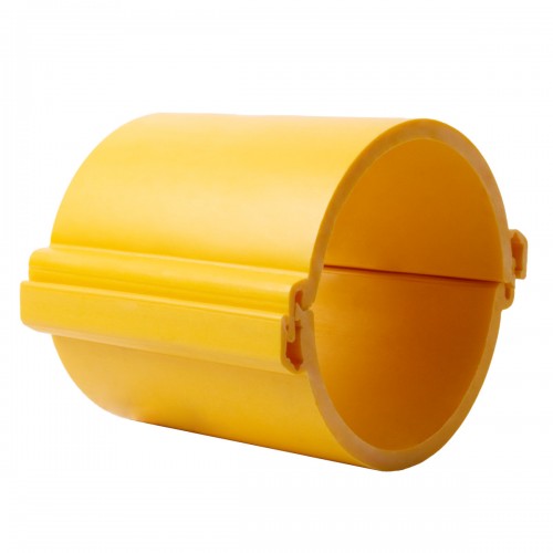 Труба разборная ПНД d160 мм (3 м) (750Н) желтая EKF