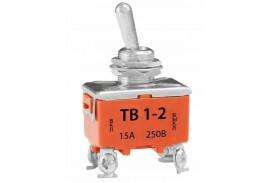 Тумблер ТВ-2 15А 220В 4 контакта, оранж.