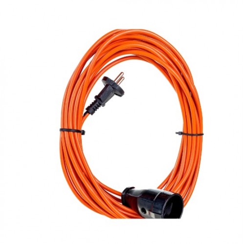 Удлинитель силовой шнур GLANZEN штепс. гнездо ПВС 2х0,75 50 м арт. ES-50-001