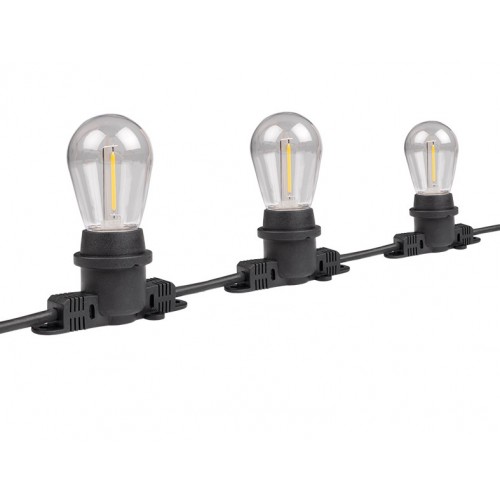 Уличная гирлянда PBL-S40/ L24+1.5 Black E27 (универс.крепл) IP65 Jazzway