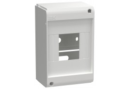 UNION Mini Корпус пластиковый КМПн-4 IP20 без двери белый IEK