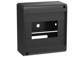 UNION Mini Корпус пластиковый КМПн-6 IP20 без двери черный IEK