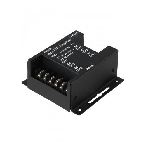 Усилитель для светодиодных лент и модулей RGB-12В-24А-288Вт-IP20, 3 канала, TDM