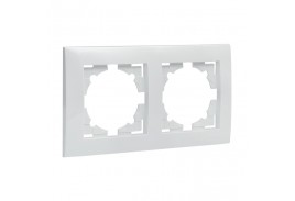Валенсия рамка 2-местная белая EKF PROxima