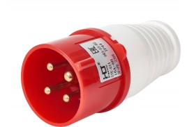 Вилка 014 3Р+РЕ 16А 380В IP44 HLT
