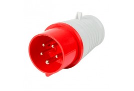 Вилка 025 3P+PE+N 32А IP44 Kinee