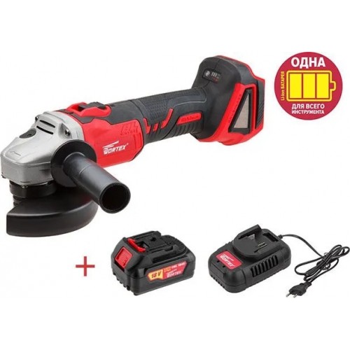Аккум. углошлифмашина WORTEX CAG 1812 E в чем. ALL1