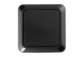 Выключатель 1-кл. открытой установки IP20 10А, черный  