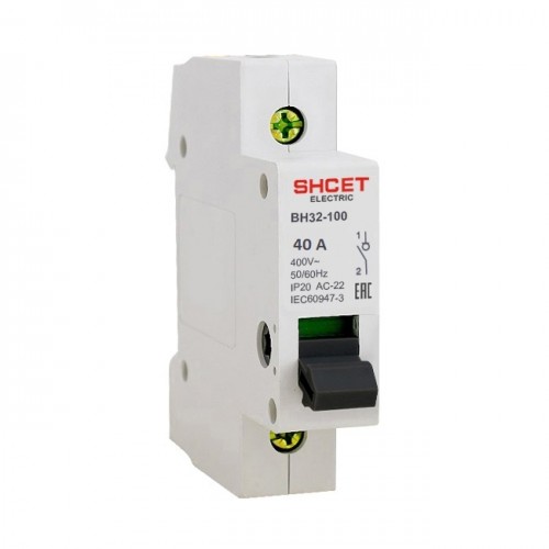 Выключатель нагрузки ВН32-100 1Р 40А SHCET (Китай)