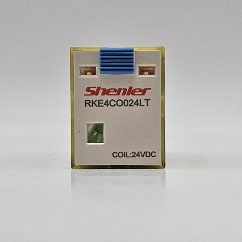 Реле RKE4CO024LT, 4CO, 5A(250VAC/30VDC), 24VDC, мех. индикация, тест-кнопка с блокировкой, LED
