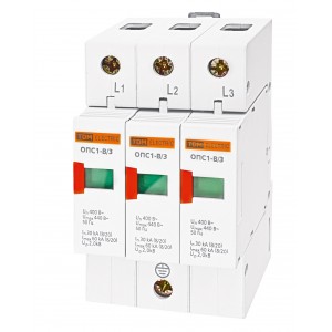 Ограничитель перенапряжения ОПС-В 3Р In-30kA Un-420B Im-60kA Kinee
