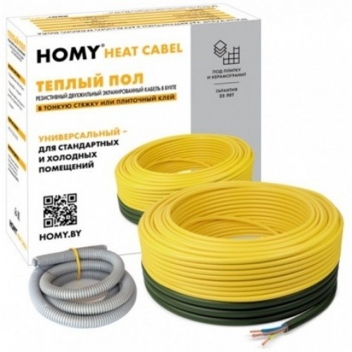 Комплект теплого пола HOMY HEAT cable 20W-100
