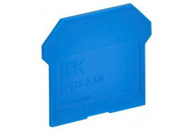 Заглушка для CTS 2,5/4мм2 синяя IEK