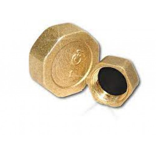 Заглушка латунная ВР Ду 20 (3/4")