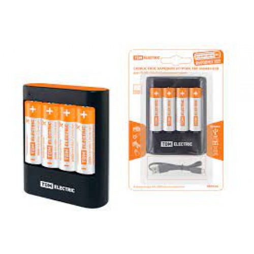 Зарядное устройство 36044Н (3600 mA 4 слота АА/ААА 4 кан.+4xAA2500 USB) с эл. питания